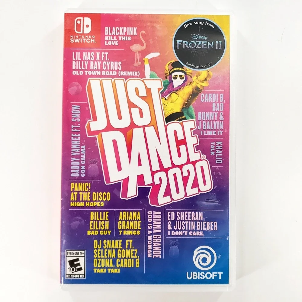 Just Dance 2020 Nintendo Switch Complete w/ Case Tested & Works